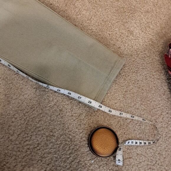 Michael Michael Kors Women’s Jeans NWT dusty Sage Size 12 Skinny 5 Pocket Logo - Picture 13 of 14